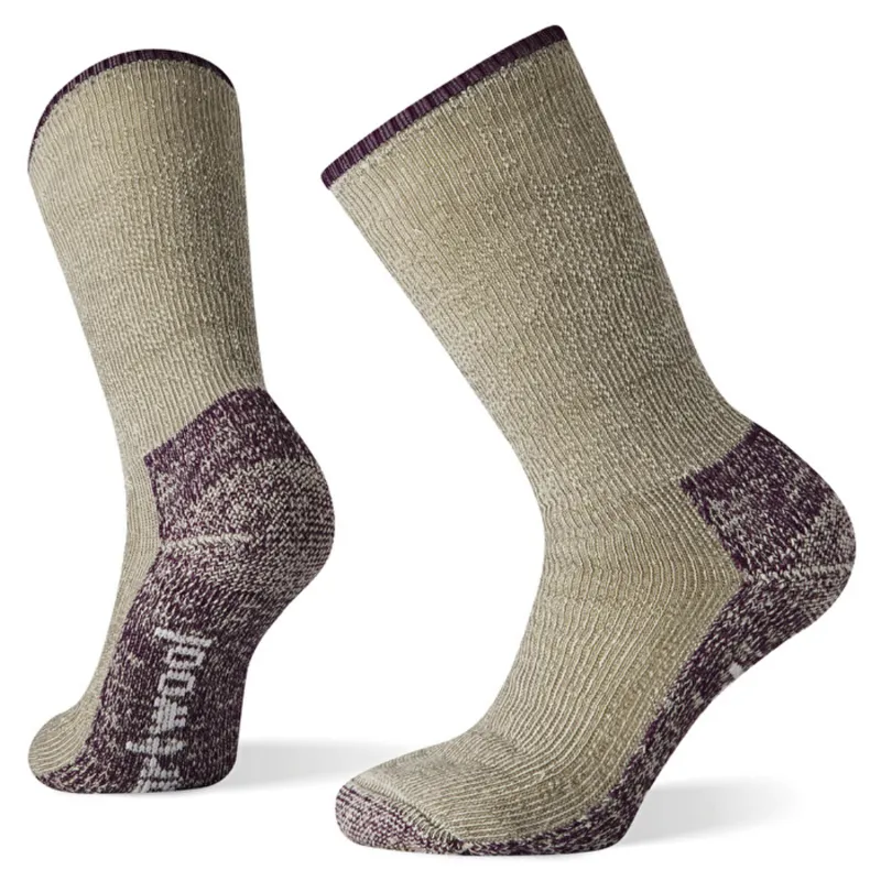Smartwool Women's Mountaineer Classic Maximum Cushion Crew Socks in Taupe